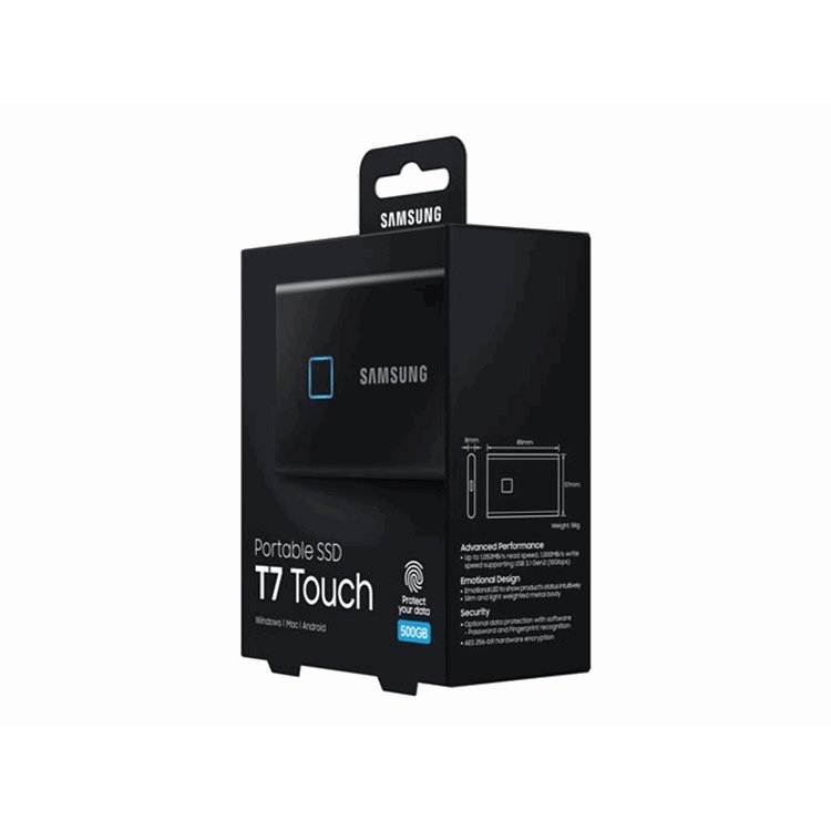 SAMSUNG Portable SSD T7 500GB black