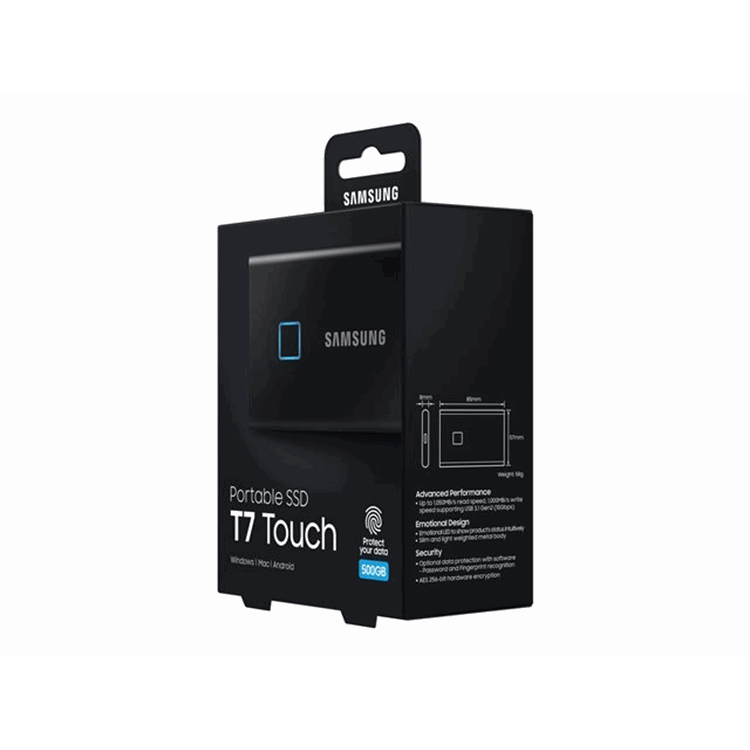 SAMSUNG Portable SSD T7 500GB black