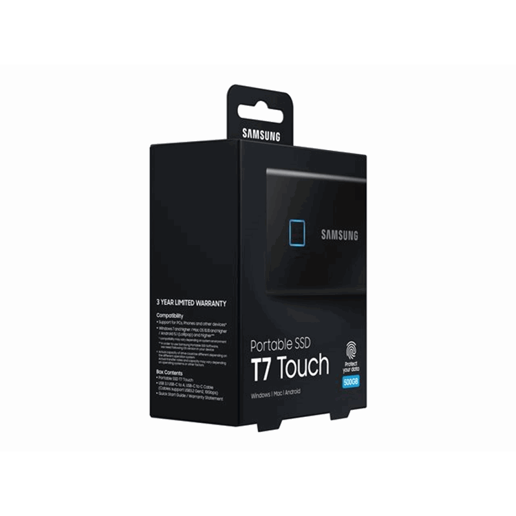 SAMSUNG Portable SSD T7 500GB black