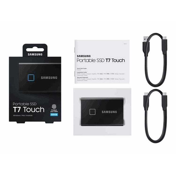 SAMSUNG Portable SSD T7 500GB black