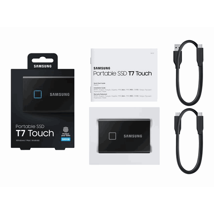 SAMSUNG Portable SSD T7 500GB black