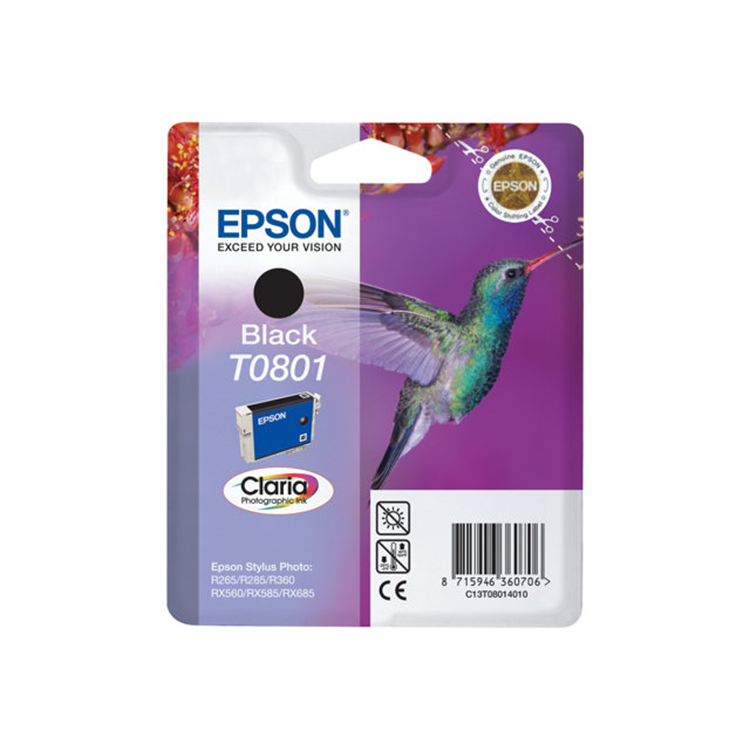 Ink Cartridge T0801 Black Blister