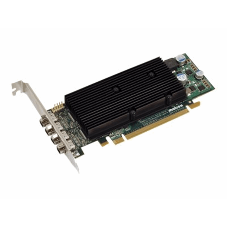 M9148 1GB DDR2 PCIe x16 LowProfile 4x mini-DisplayPort to 4xDisplayPort / 4x DVI - 2560x1600 fanless