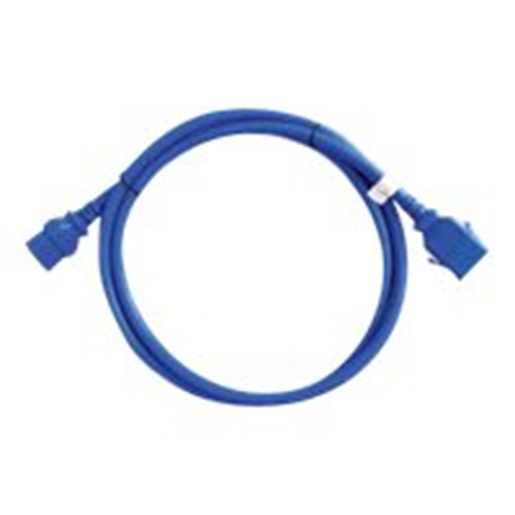 6 locking cables 1.5M blue IEC C-14/15