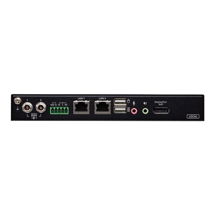 1-Port 4K DisplayPort KVM over IP Switch with Local or Remote Access Virtual Media Power/LAN Redun 1-Port 4K DisplayPort KVM over IP Switch with Local or Remote Access Virtual Media Power/LAN Redun