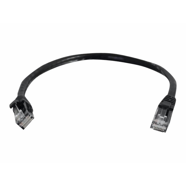 Cbl/10M Mlded/Btd Black CAT5E PVC UTP P