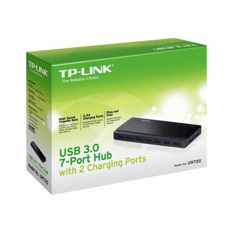7 ports USB 3.0 Hub 2 Power Charge Ports