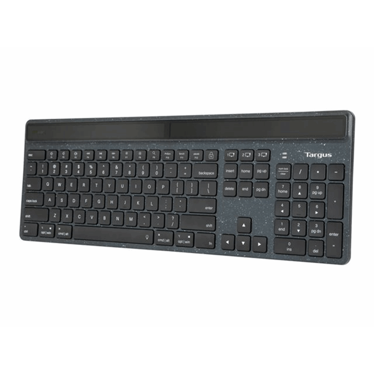 EcoSmart Energy Harvesting Antimicrobial Bluetooth Keyboard (NO)