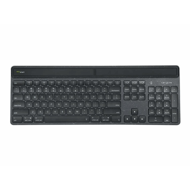 EcoSmart Energy Harvesting Antimicrobial Bluetooth Keyboard (NO)
