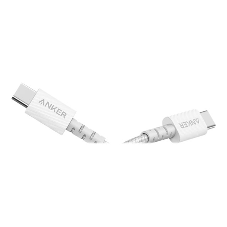 PowerLine Select+ USB-C to USB-C 2.0 cable 6ft B2B - UN (excluded CN Europe) White Iteration 1