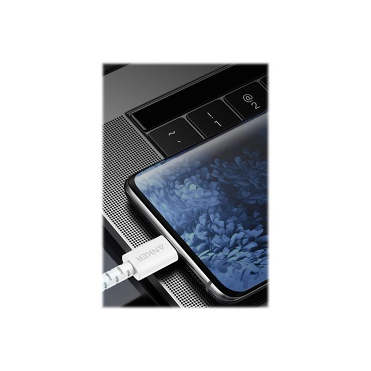 PowerLine Select+ USB-C to USB-C 2.0 cable 6ft B2B - UN (excluded CN Europe) White Iteration 1