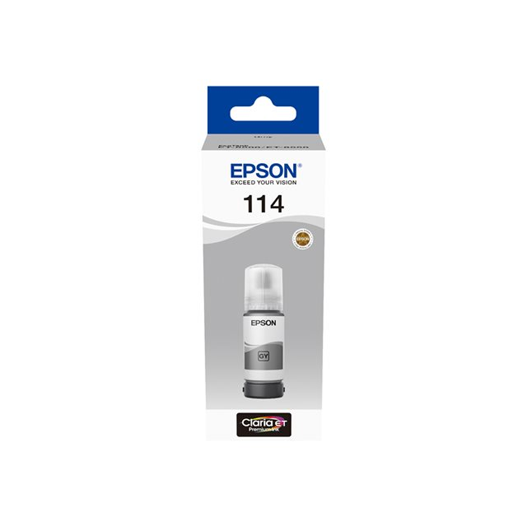114 EcoTank Grey ink bottle