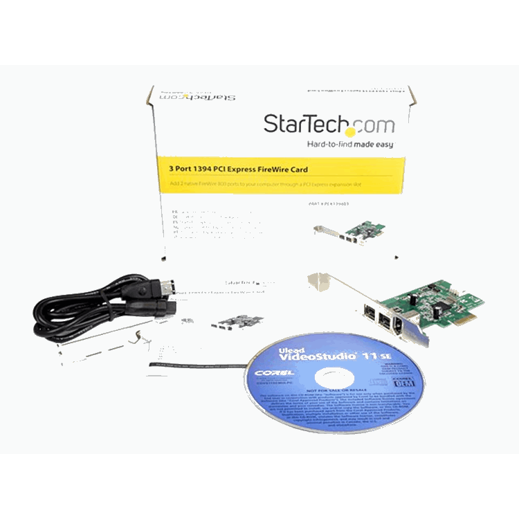 2 PORT FIREWIRE 800 + 1 PORT FIREWIRE