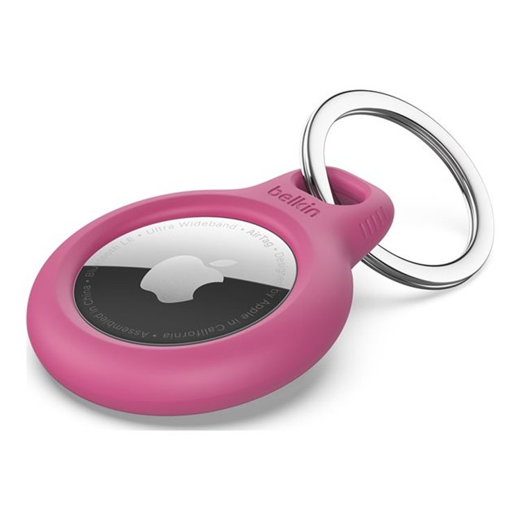 BELKIN AirTag Holder with Keyring Pink BELKIN AirTag Holder with Keyring Pink