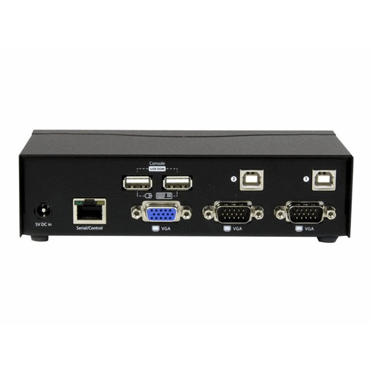 2 Port USB VGA KVM Switch with DDM