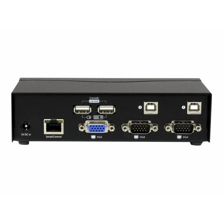 2 Port USB VGA KVM Switch with DDM