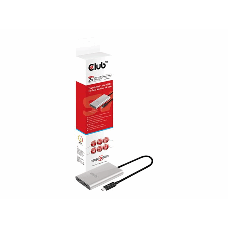 Thunderbolt 3 to Dual HDMI 2.0