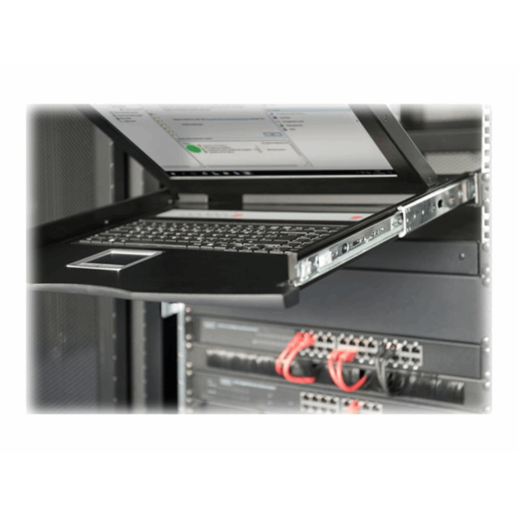 19IN CAT.5 TFT CONSOLE. 8-PORT UK KEYBOA