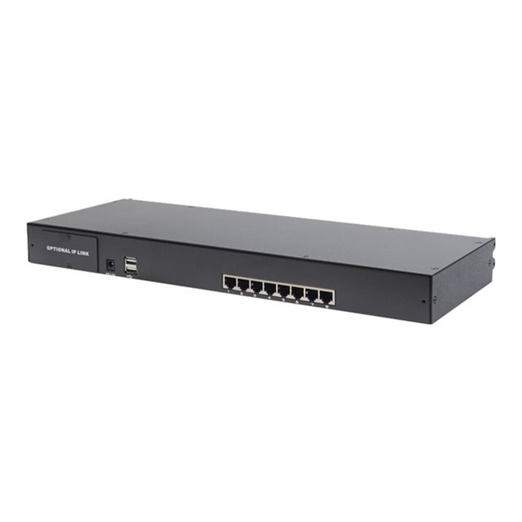 19IN CAT.5 TFT CONSOLE. 8-PORT UK KEYBOA