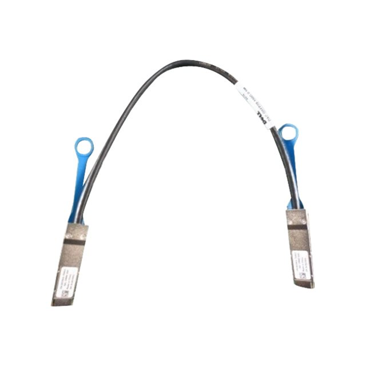 Dell Networking Cable 100GbE QSFP28 to QSFP28 Passive Copper Direct Attach 0.5 MeterCust Kit