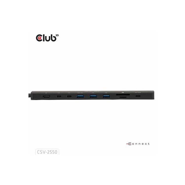10-1 PORTABLE DOCK USB TYPE-C(R) 10GBPSTO HDMI# 8K30HZ PD3.1 MAX.140WATT