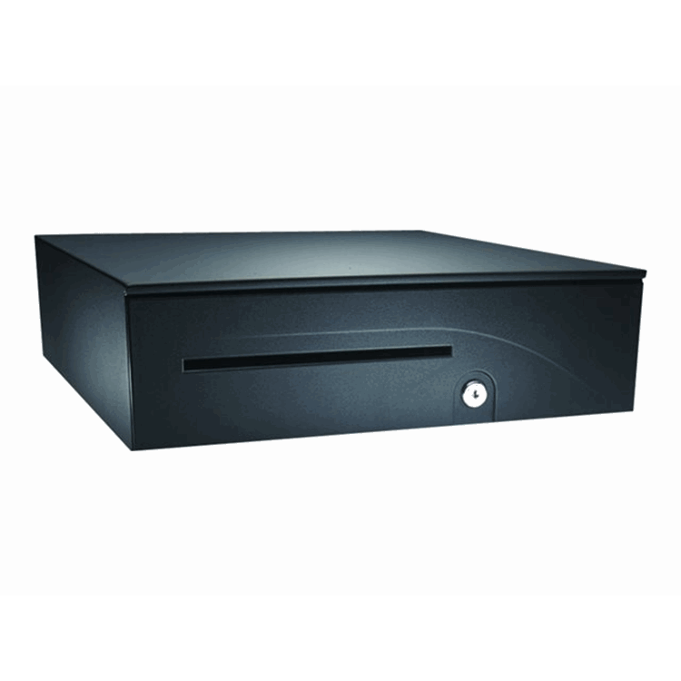 100 SLIDE-OUT CASH DRAWER BLK 406X424X12