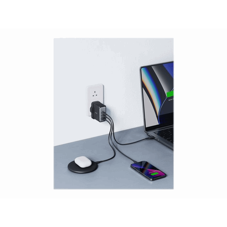 100W 3-Port USB C Wall Charger EU