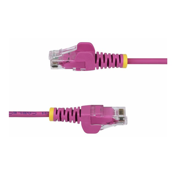 10m Pink Slim CAT6 Ethernet Cable