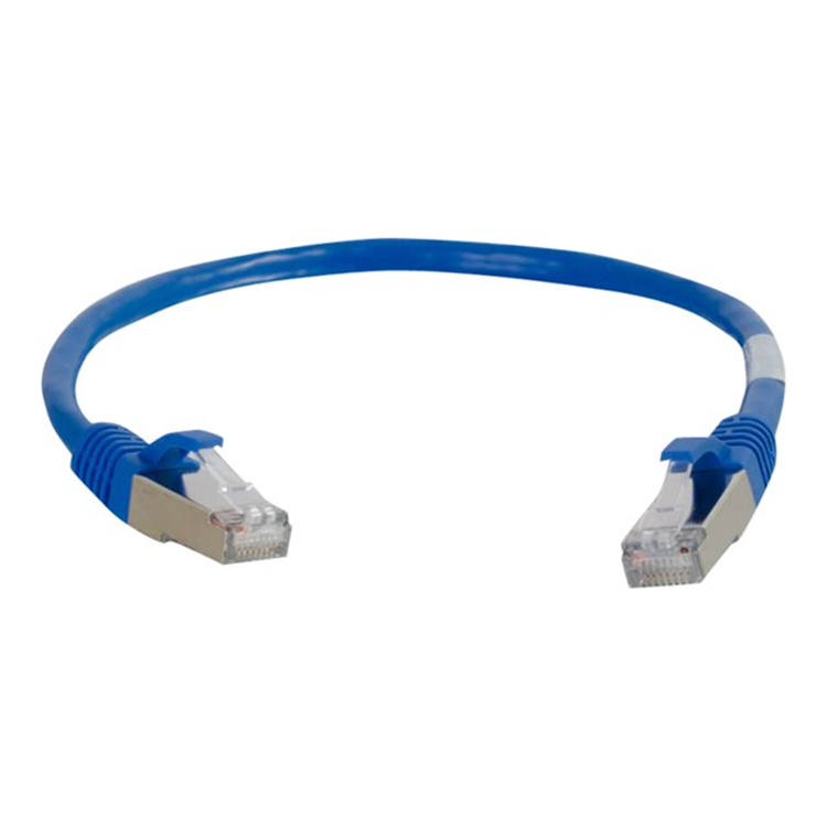 Cbl/10m CAT6A Shielded Patch Cable Blue