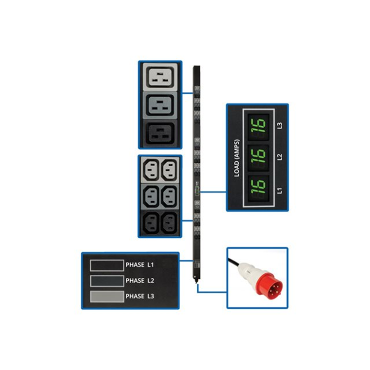 11.5kW 3-Phase Local Metered PDU 208-24 11.5kW 3-Phase Local Metered PDU 208-24