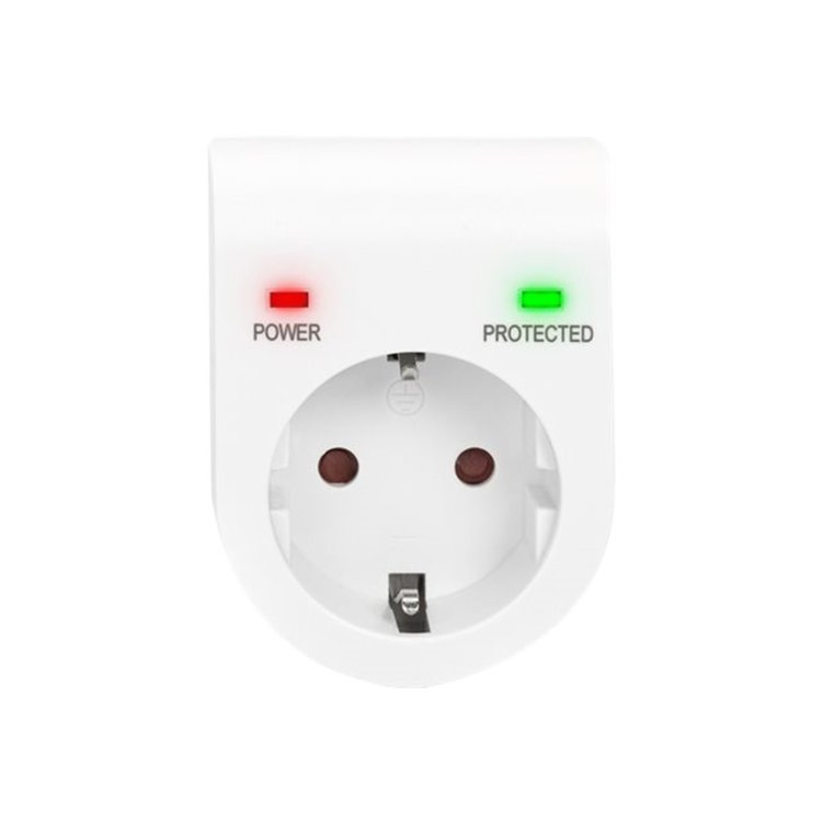 surge protector with power and protected