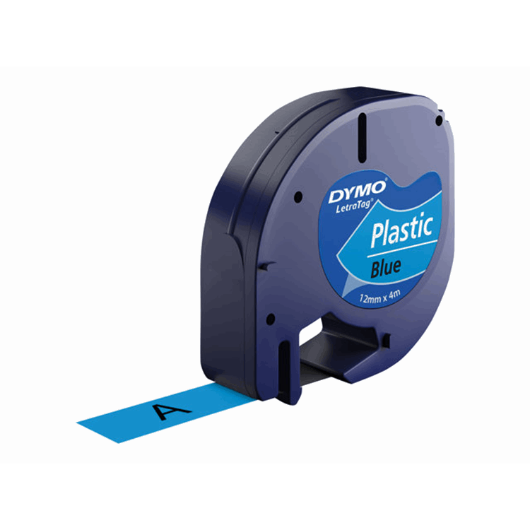 Tape/Plastic Blue 12mx4mm f LetraTag Tape/Plastic Blue 12mx4mm f LetraTag