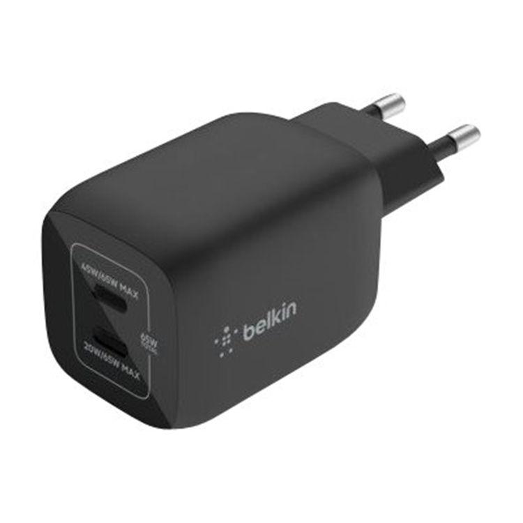 BELKIN 65W PD PPS Dual USB-C GaN Charger BELKIN 65W PD PPS Dual USB-C GaN Charger