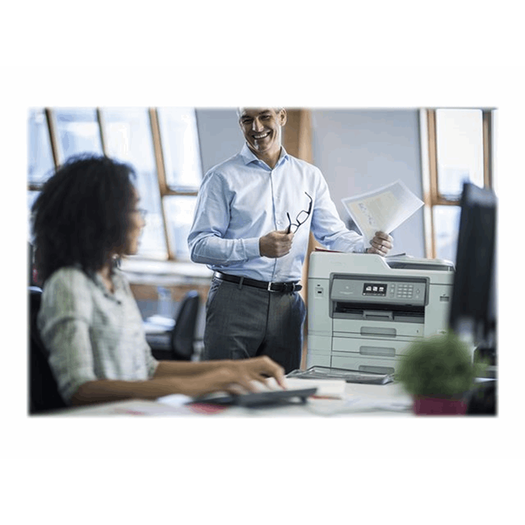 MFC-J6947DW ADF A3 33K6.35/27 ppm (Z/W/Kleur). 1200x4800 dpi. 512MB. USB 2.0 LCD touchscreen. LAN/WL