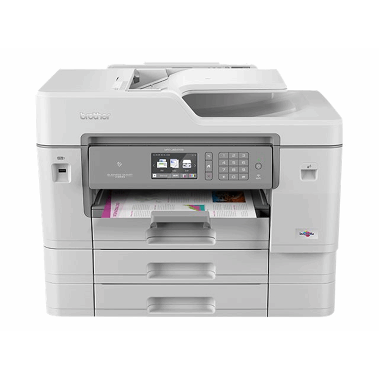 MFC-J6947DW ADF A3 33K6.35/27 ppm (Z/W/Kleur). 1200x4800 dpi. 512MB. USB 2.0 LCD touchscreen. LAN/WL