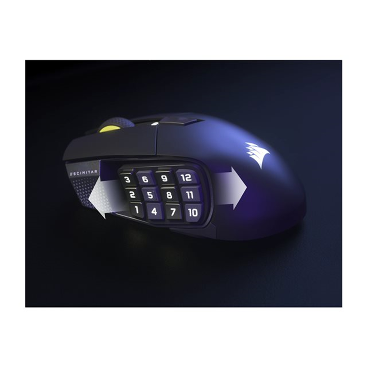 CORSAIR SCIMITAR ELITE WIRELESS SE Gaming Mouse Wireless Gun metal 33000 DPI Optical