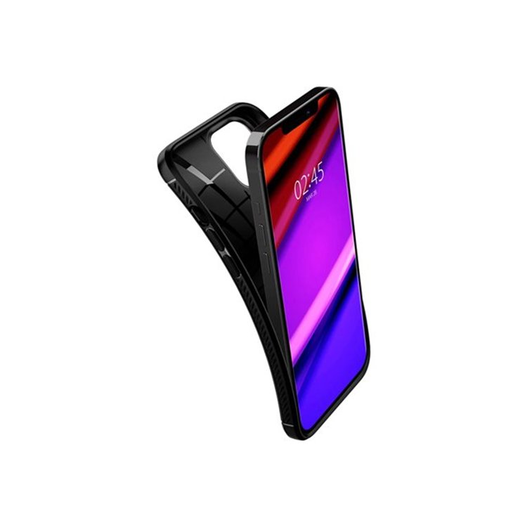 Spigen iPh 12(Pro) Rugg Arm MatBl Spigen iPh 12(Pro) Rugg Arm MatBl