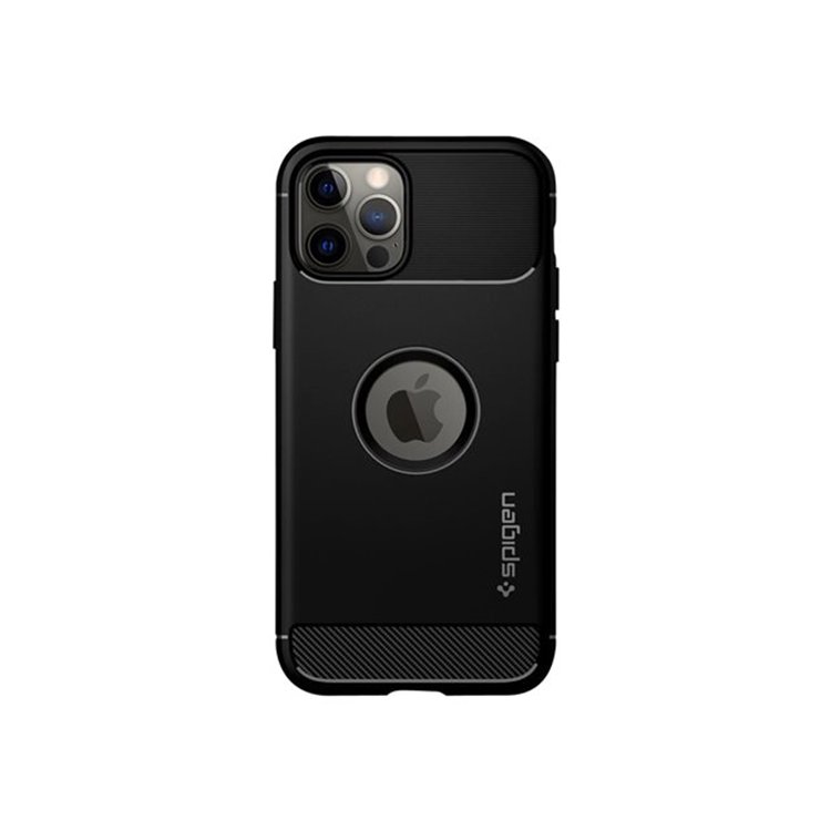 Spigen iPh 12(Pro) Rugg Arm MatBl Spigen iPh 12(Pro) Rugg Arm MatBl