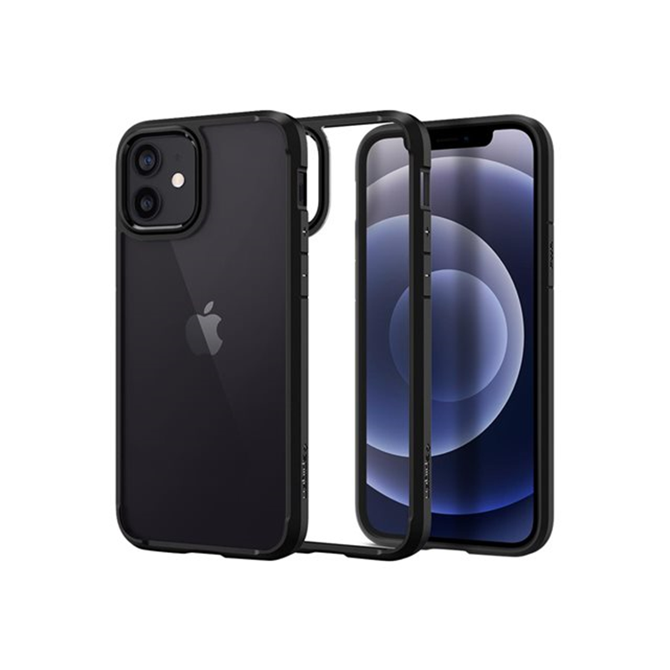 Spigen iPh 12(Pro) Ultra Hybr Mat Bl