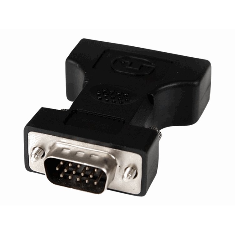 Black DVI to VGA Cable Adapter - F/M Black DVI to VGA Cable Adapter - F/M