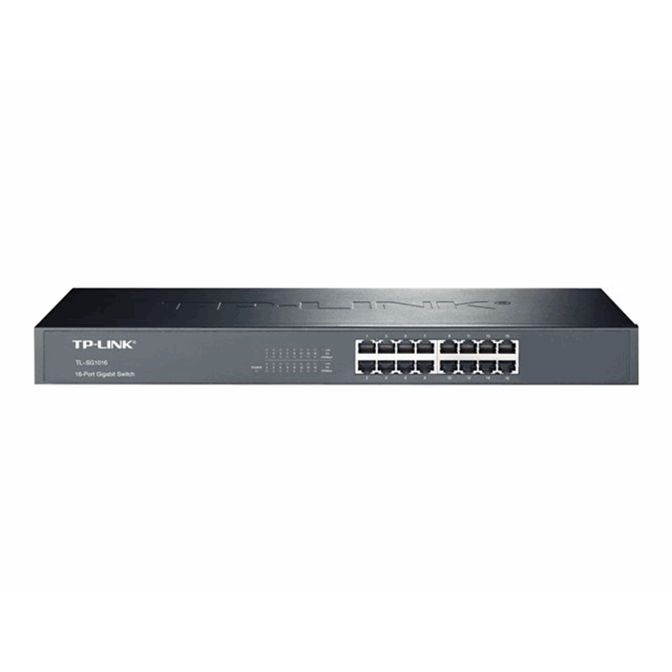 16-Port Gigab. Switch 19"-Rack