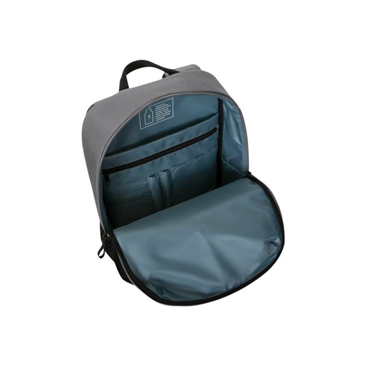 16 inch Sagano EcoSmart Campus Laptop Backpack - Black/Grey