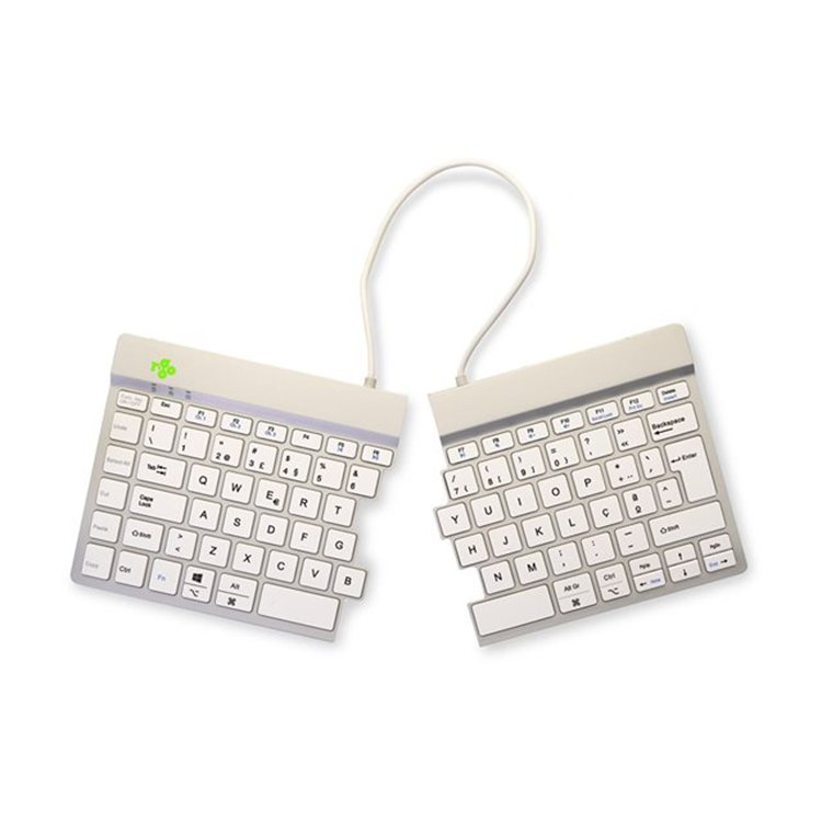 ErgonomicKB Split QWERTY(PT) Bluet white ErgonomicKB Split QWERTY(PT) Bluet white