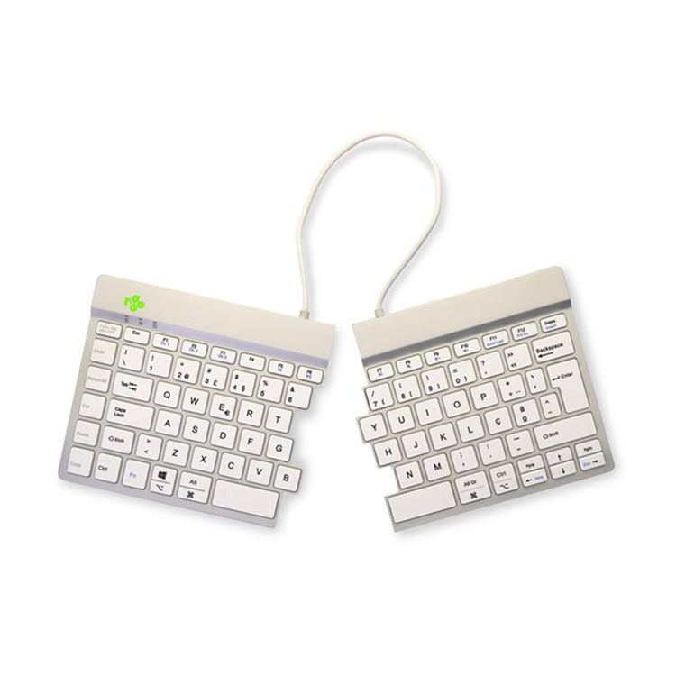 ErgonomicKB Split QWERTY(PT) Bluet white ErgonomicKB Split QWERTY(PT) Bluet white