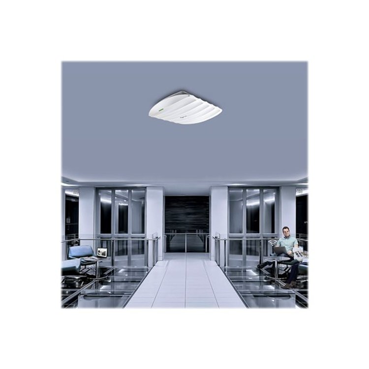 AC1350 Wireless Dual Band Gigabit Ceiling Mount Access Point Qualcomm 450Mbps at 2.4GHz + 867Mbps at AC1350 Wireless Dual Band Gigabit Ceiling Mount Access Point Qualcomm 450Mbps at 2.4GHz + 867Mbps at