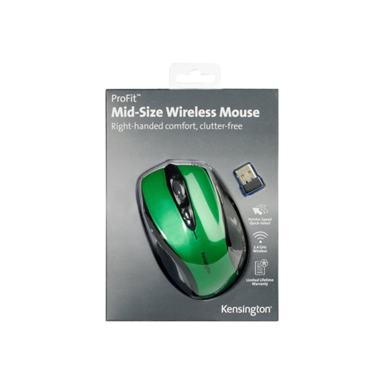 ProFitMid Wireless Emerald Green Mouse