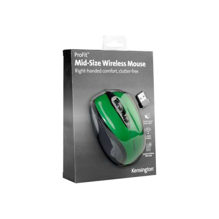 ProFitMid Wireless Emerald Green Mouse