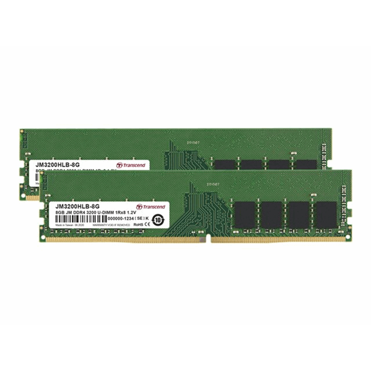 16GB KIT JM DDR4 3200Mhz U-DIMM 1Rx8 1Gx8 CL22 1.2V