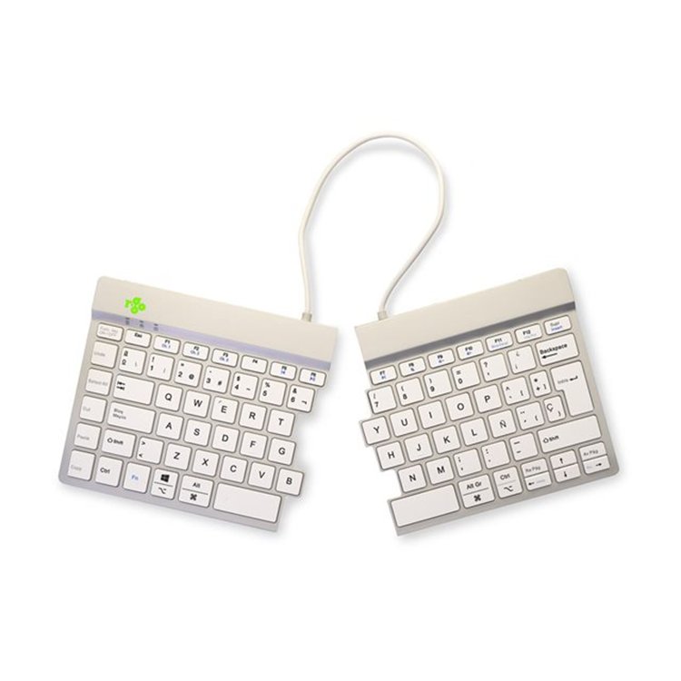 ErgonomicKB Split QWERTY(ES) Bluet white ErgonomicKB Split QWERTY(ES) Bluet white