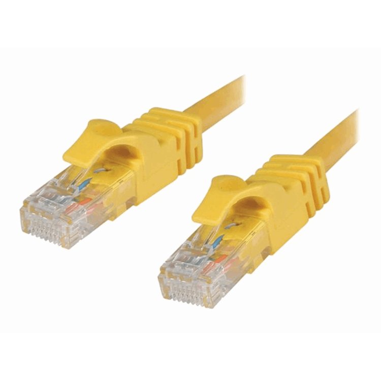 Cbl/0.5M Yellow CAT6 PVC Snagless UTP Cbl/0.5M Yellow CAT6 PVC Snagless UTP